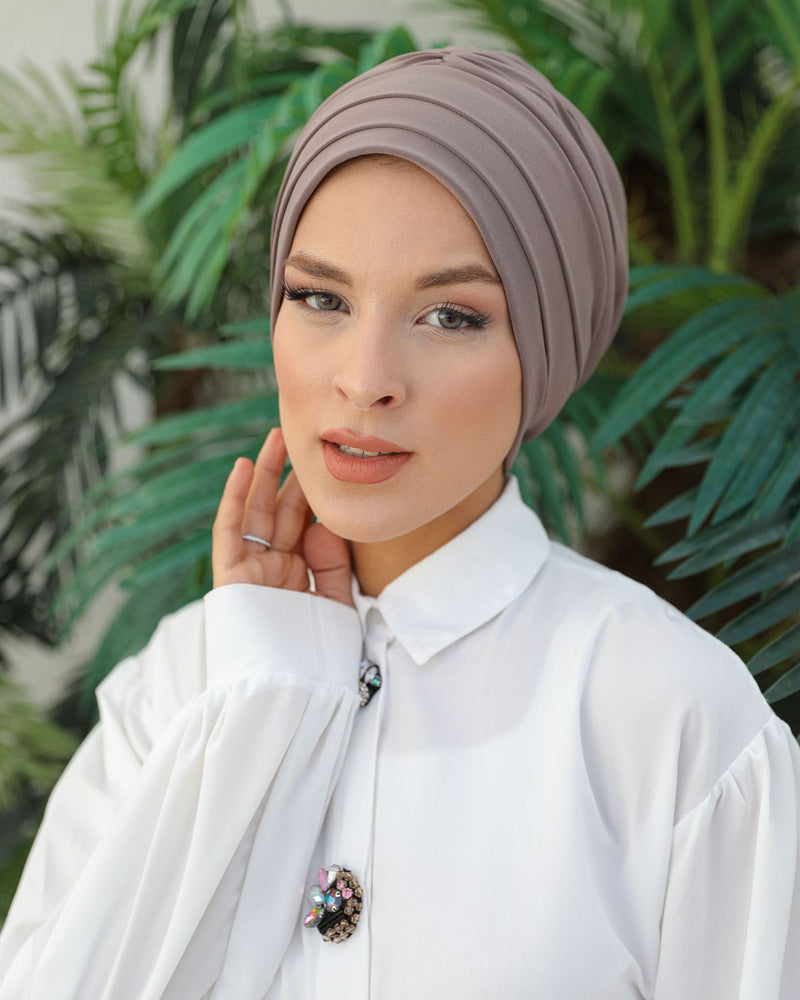 QF 1815 Handmade Turban Mink