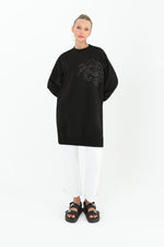 PN Embroidery Sweatshirt Black