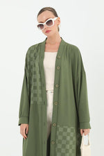 PN Button Down Cardigan Khaki