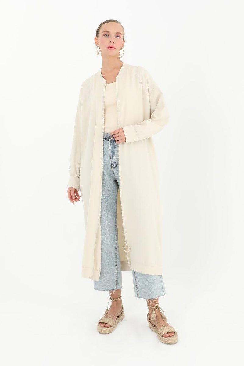 PN Zipup Cape Beige