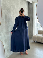 KCH Pine Skirt Set Navy Blue