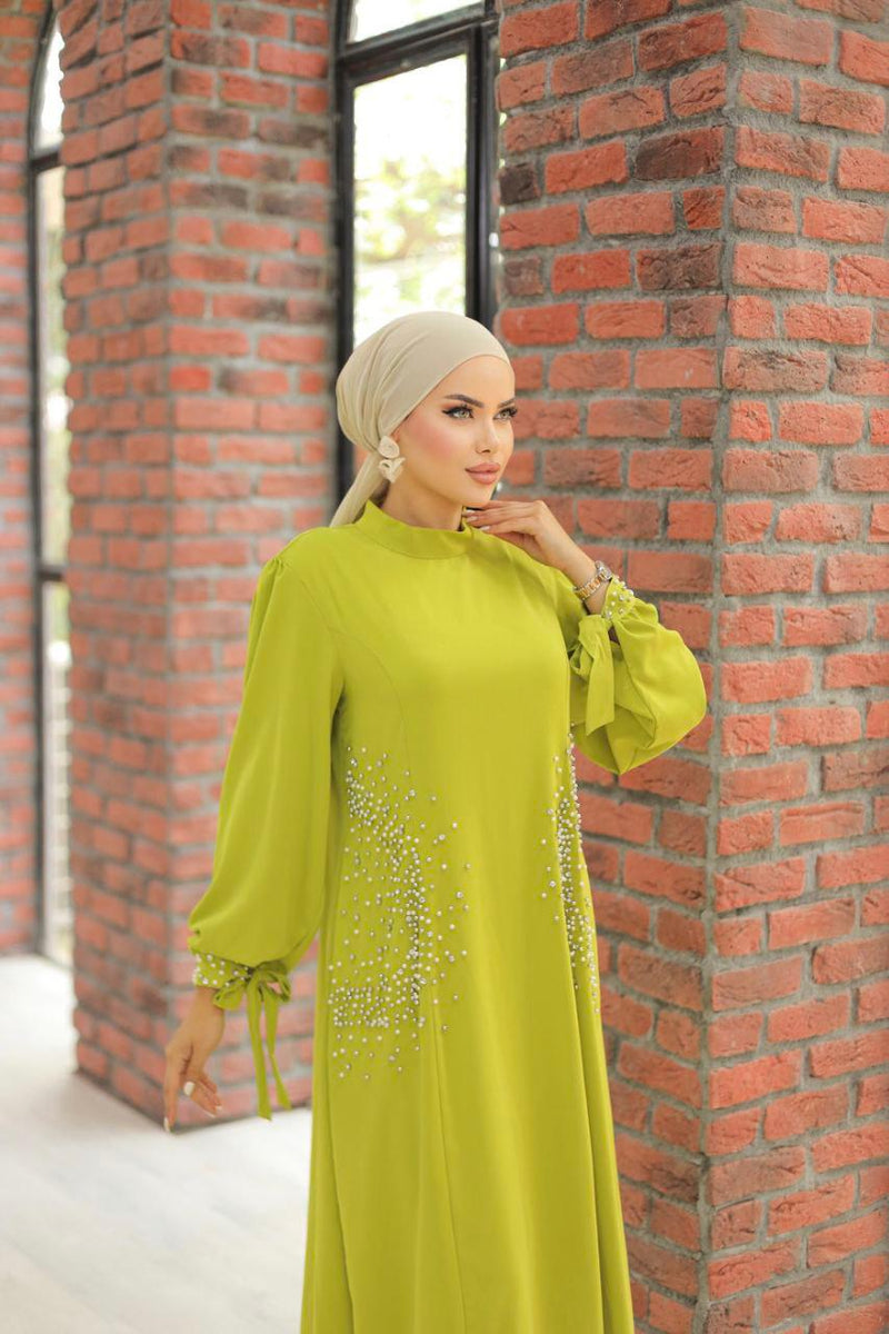 A&M Incilay Dress Oil Green