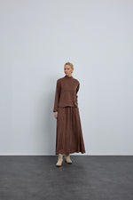 HLY Mersa Skirt Set Brown