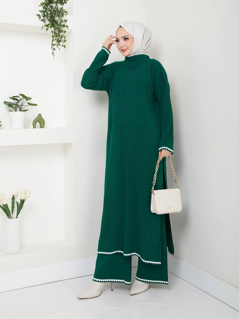 EFS Esen Knitted Set Petrol Green