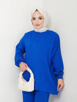 EFS Eren Knitted Set Sax Blue