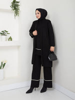 EFS Esma 3 Pc Knitted Set Black