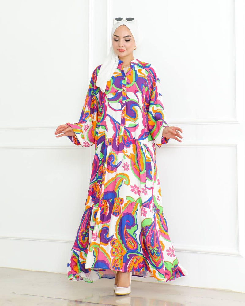 PL Colorful Viscose Dress