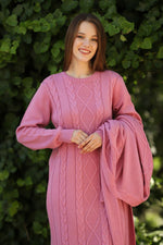 ESR Adatepe Knitted Dress Set Pink