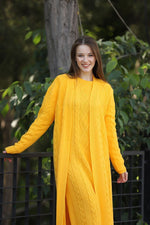 ESR Adatepe Knitted Dress Set Yellow