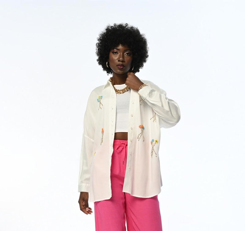 O&N Elina Shirt Ecru