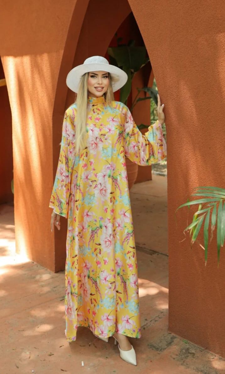 QF Hanzade Dress Yellow