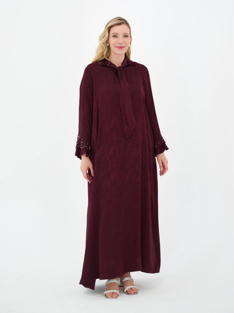 DL Viscone Stone Dtld Dress Ivy