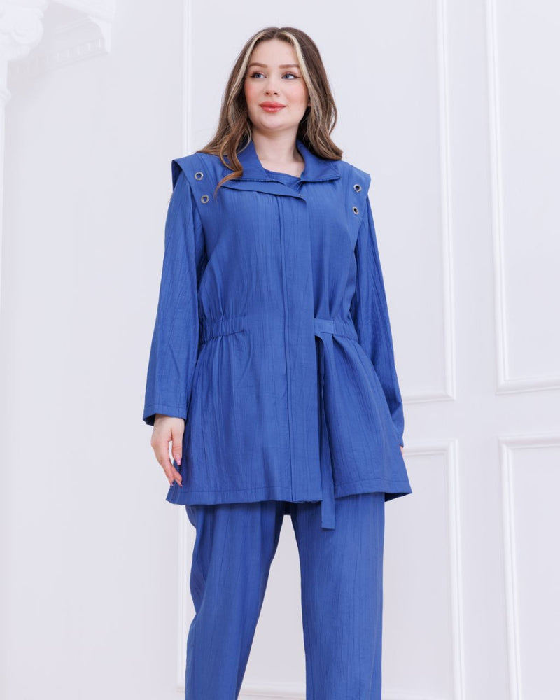 PYT Marjoria Vest Set Blue