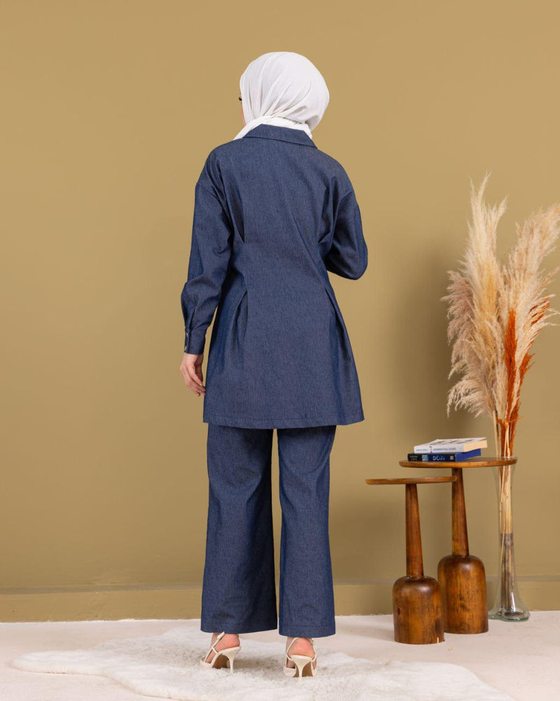 PYT Sevi Denim Set Blue