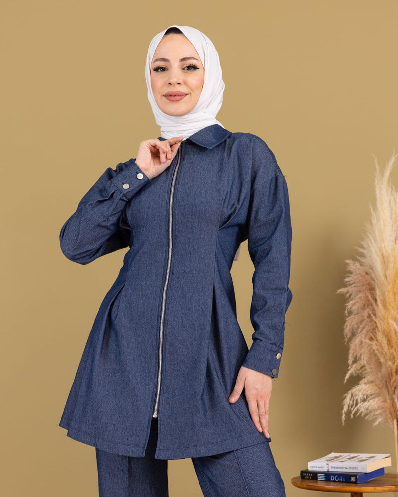 PYT Sevi Denim Set Blue
