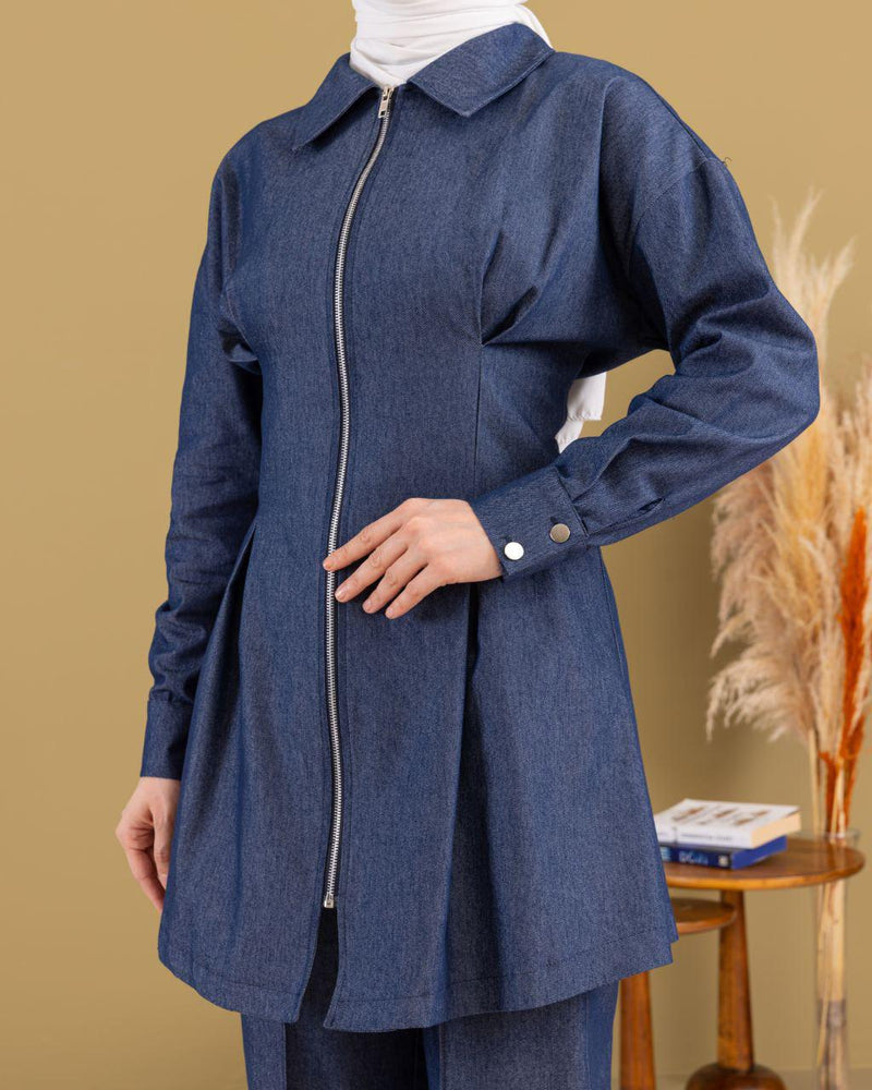 PYT Sevi Denim Set Blue