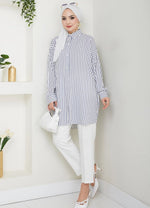 PL Stripped Tunic White