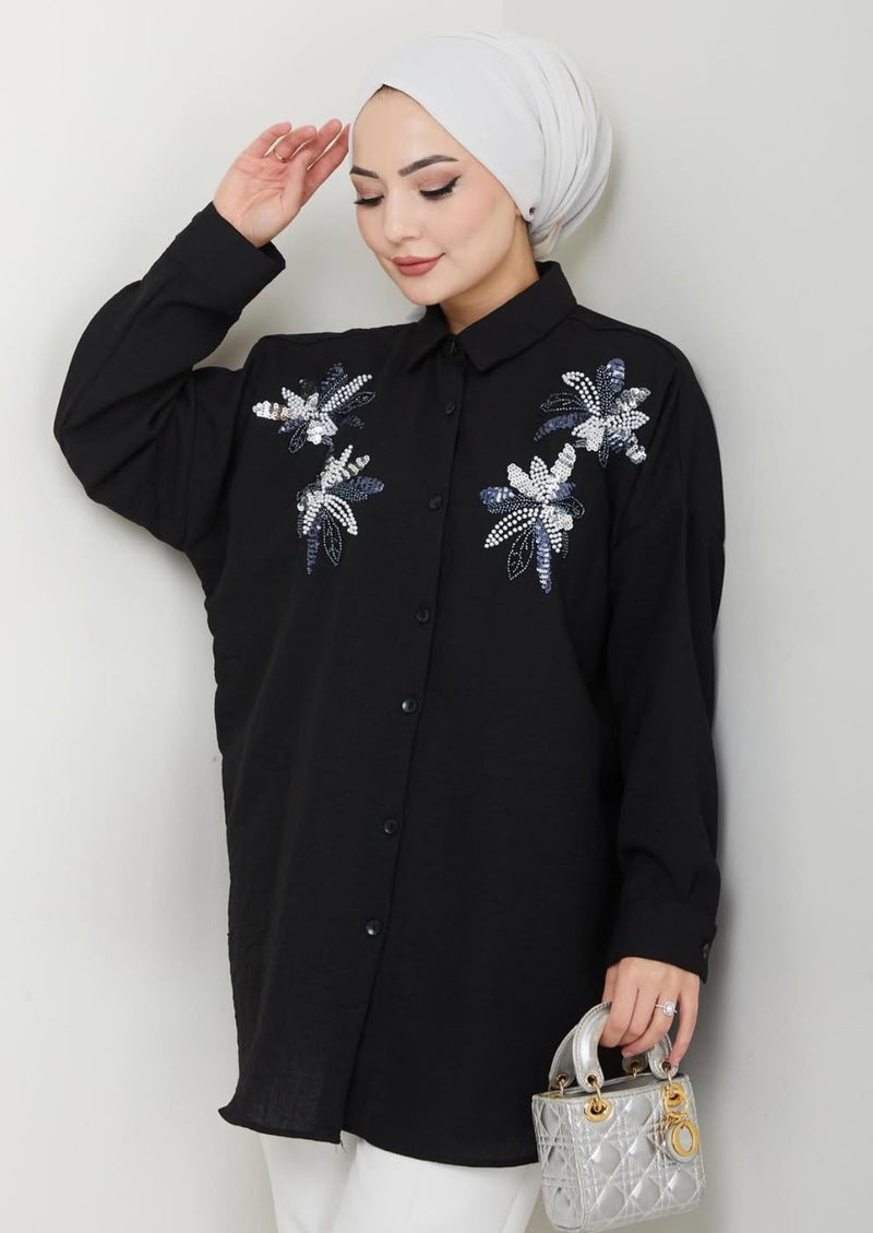 PL Aslıhan Shirt Black