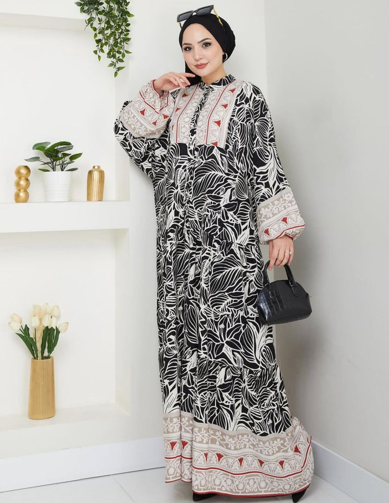 PL  Victory Dress Black&White