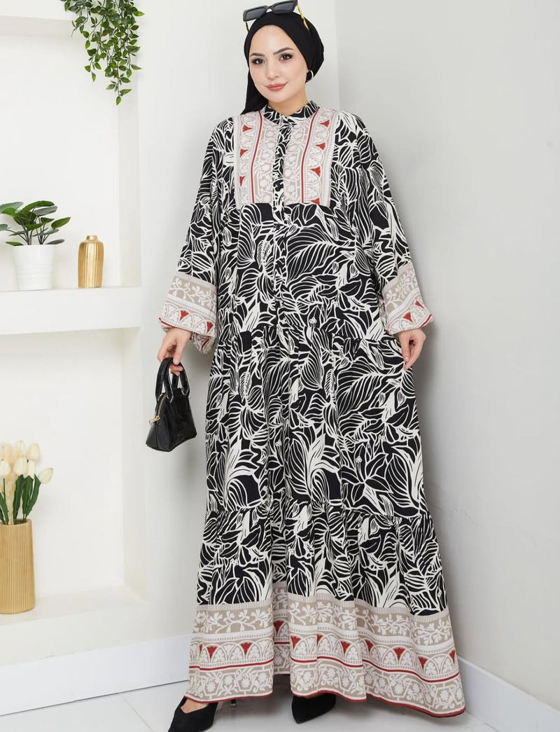 PL  Victory Dress Black&White