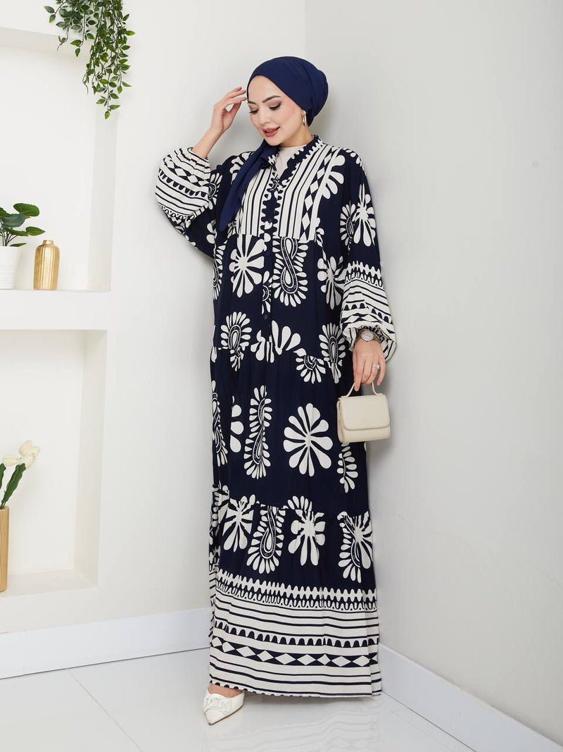 PL Valley Dress Navy Blue