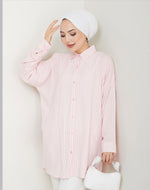 PL Stripped Tunic Pink