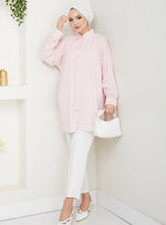 PL Stripped Tunic Pink