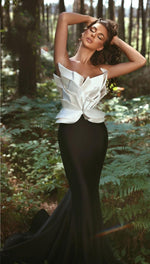 I&C Haute Couture Black&White Dress