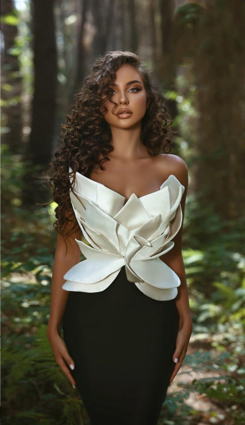 I&C Haute Couture Black&White Dress