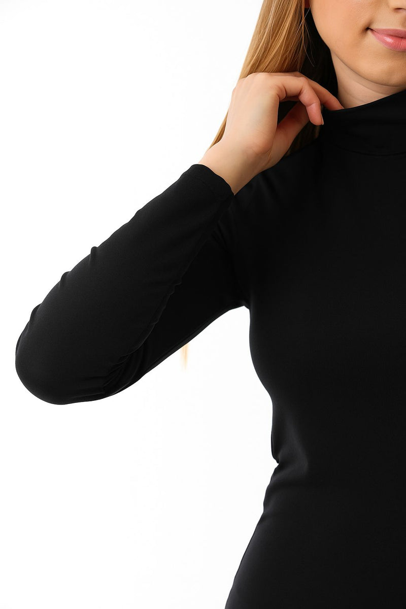 GND Crew Neck Long Sleeve Body Black