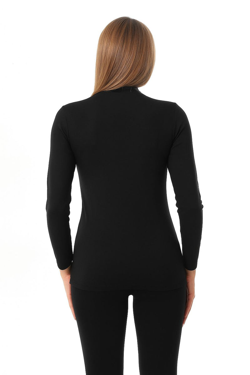 GND Crew Neck Long Sleeve Body Black