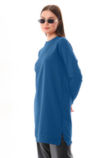 JMN Basic Cotton Tunic Indigo