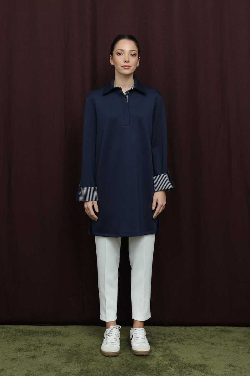 PN Cabrew Sweatshirt Navy Blue