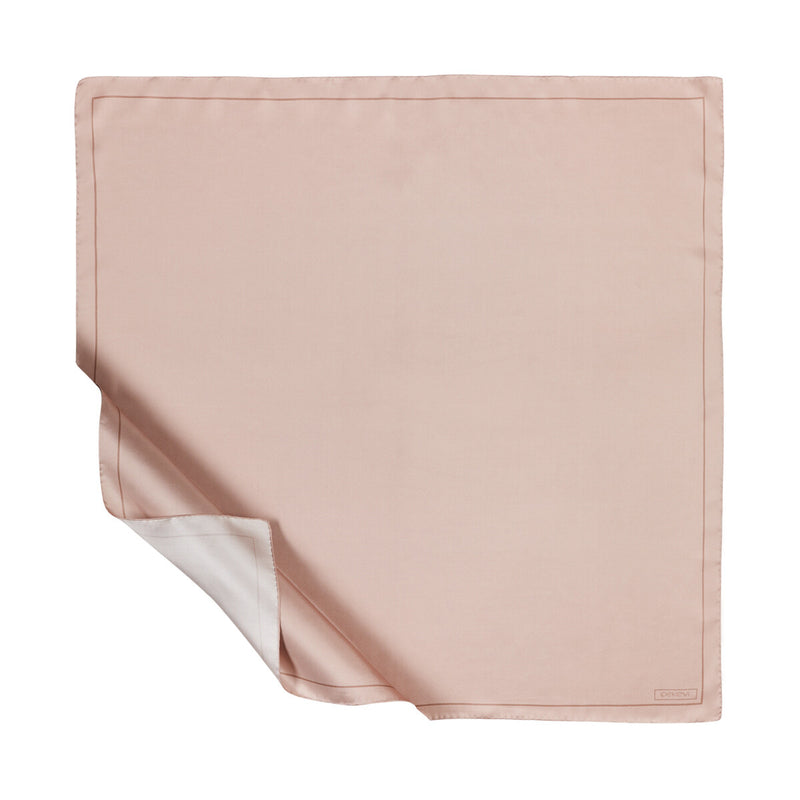 İpekevi 01115 Light Pink Frame Silk Twill Scarf