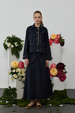 HLY Amara Skirt Set Navy Blue
