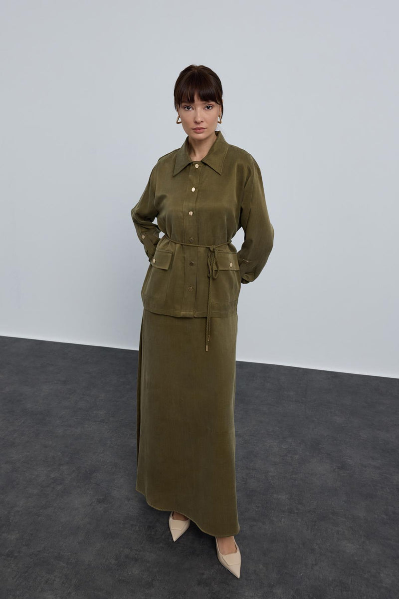 HLY Andela Dress Set Khaki