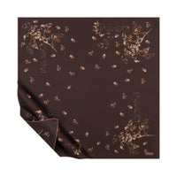 Ipekevi  01951 Ash Brown Breeze Twill Silk Scarf
