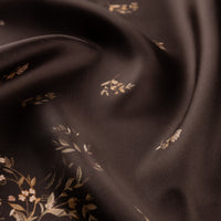 Ipekevi  01951 Ash Brown Breeze Twill Silk Scarf