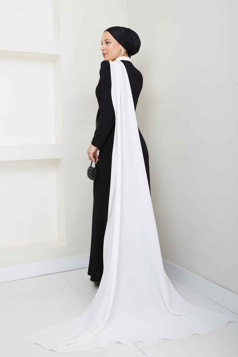 IPC Eleanor Special Occasion Dress Black&White