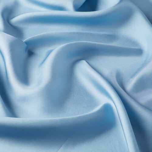 İpekevi 01115 Baby Blue Frame Silk Twill Scarf
