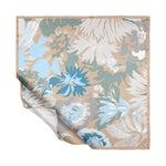 Ipekevi 01192 Baby Blue Nihavent Print Silk Twill Scarf