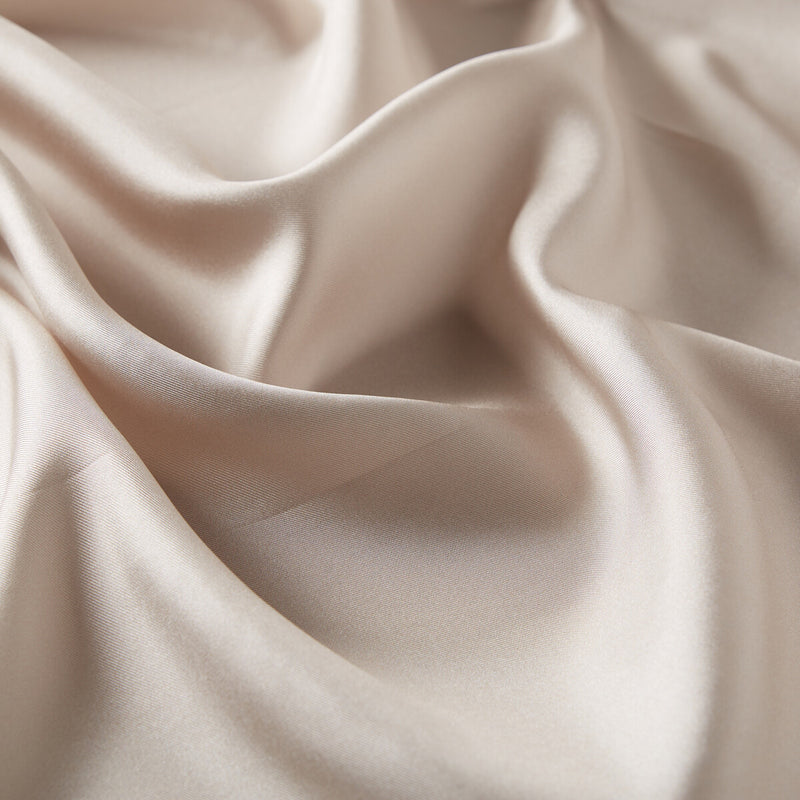 Ipekevi 01116 Almond Plain Silk Twill Scarf