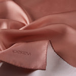 Ipekevi 01116 Copper Plain Silk Twill Scarf