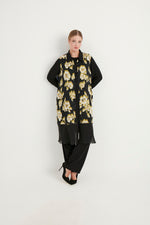 A&W Floral Printed Tunic Black