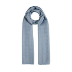 Ipekevi 06606 Baby Blue Houndstooth Cotton Silk Shawl