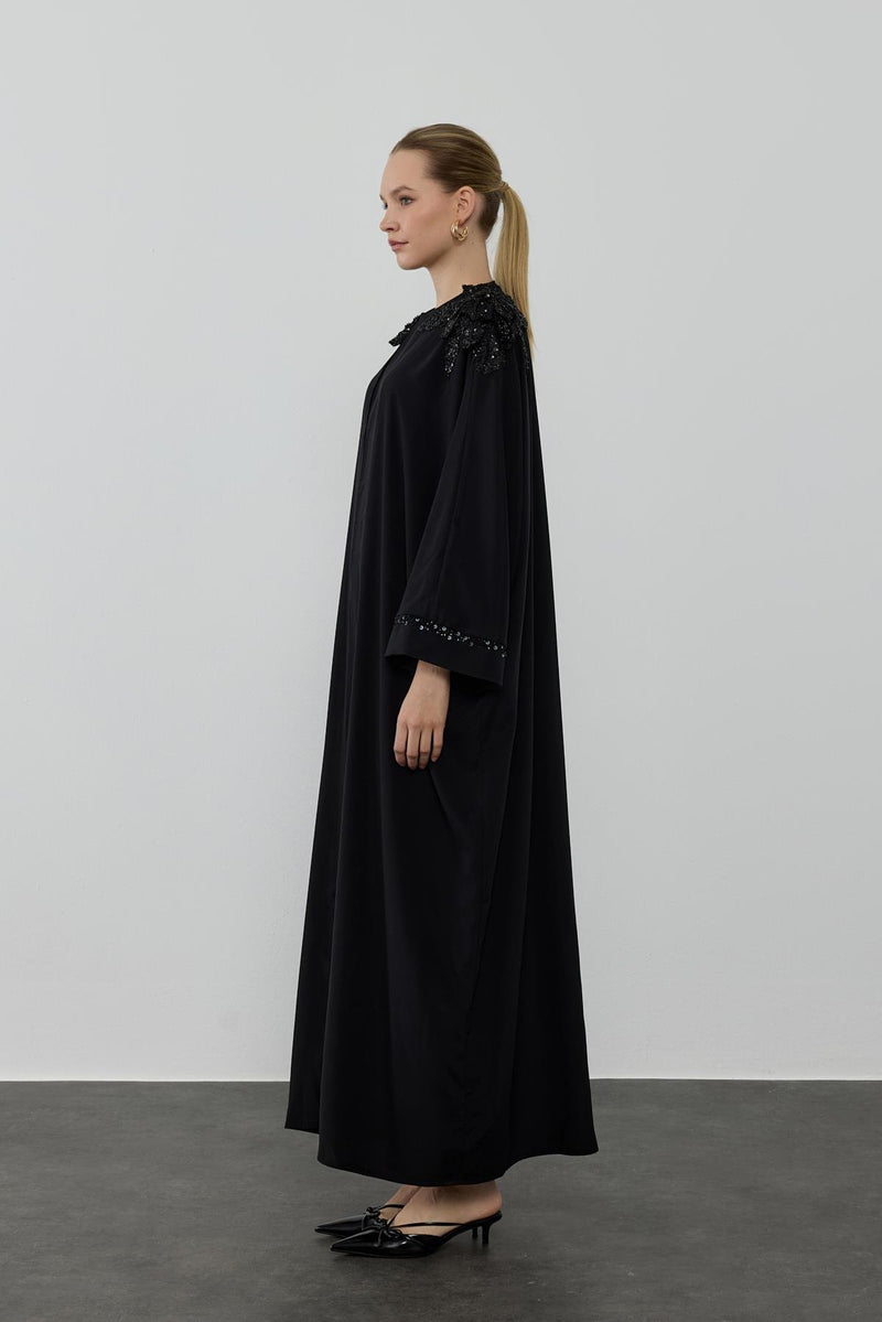 HLY Bihter Abaya Black