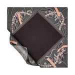 Ipekevi 01319 Black Jevelry Box Twill Silk Scarf