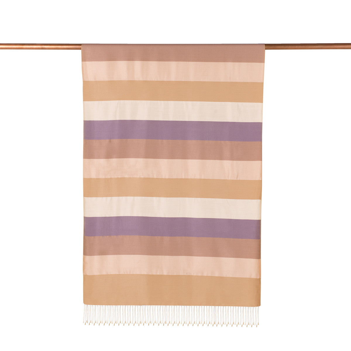 Ipekevi 04030 Block Striped Silk Shawl Model 53
