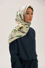 MAISA Bugu Melburry Silk Scarf Camel