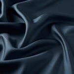 Ipekevi 01116 Steel Blue Plain Silk Twill Scarf